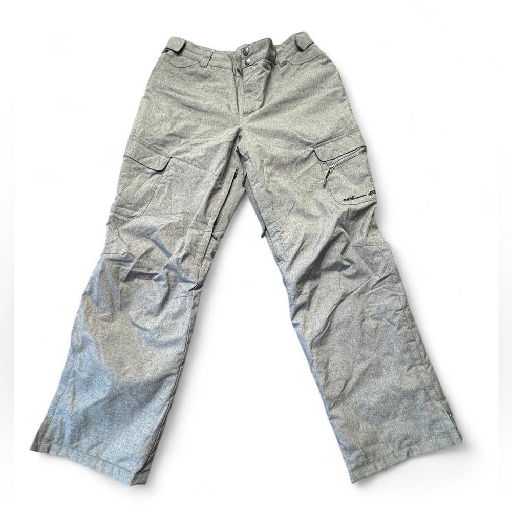 Millennium Three M3 Snow Pants Women's XL Gray Snowboard Ski Adjustable